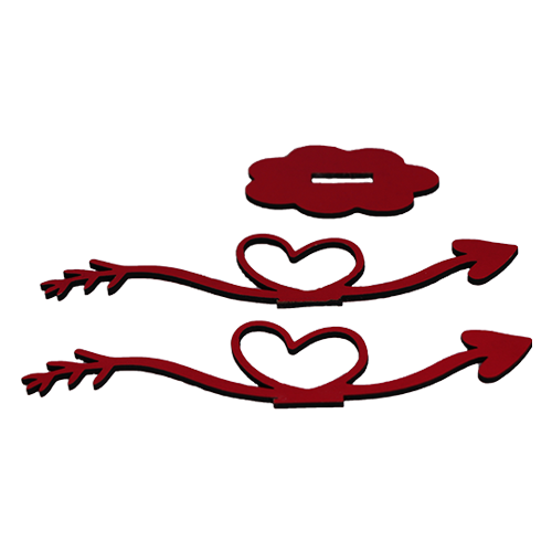 Pratik Fotoğraf Çerçevesi Tek Kalp - 3