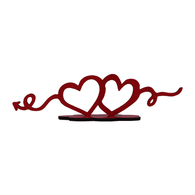 Pratik Fotoğraf Çerçevesi Çift Kalp - 2