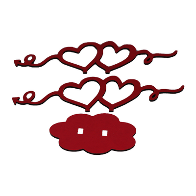 Pratik Fotoğraf Çerçevesi Çift Kalp - 3