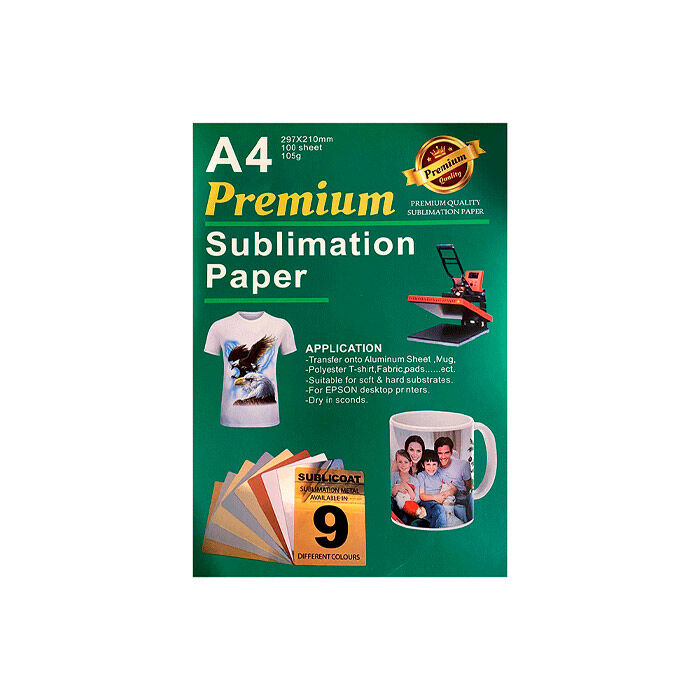 Premium A4 Sublimasyon Kağıdı Sert Zemin 100 Adet - 1