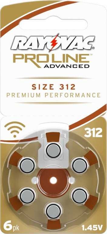 Rayovac 312 AUP 6XE Z A Proline Kulaklık Pili - 1
