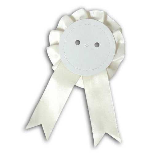 58 mm Buton Rozet Kokart (Beyaz-Kırmızı-Lacivert) - 2