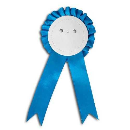 58 mm Buton Rozet Kokart (Beyaz-Kırmızı-Lacivert) - 3