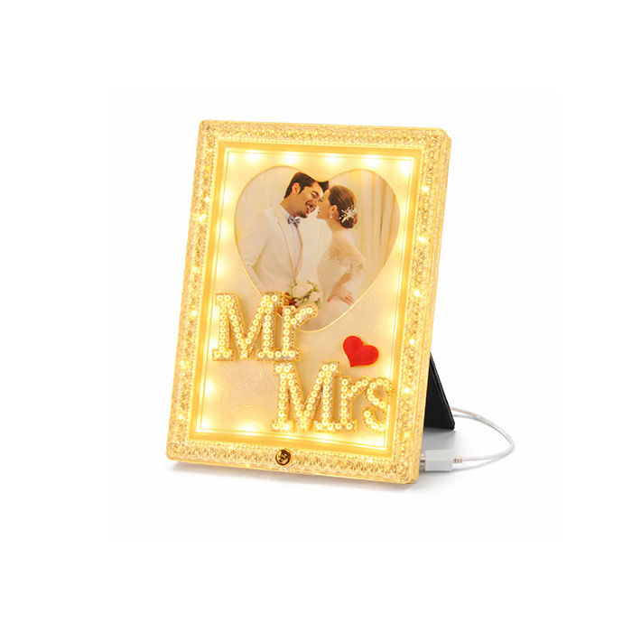 Sihirli Ayna 3 Işıklı Fotoğraf Çerçevesi 10x15 - 5