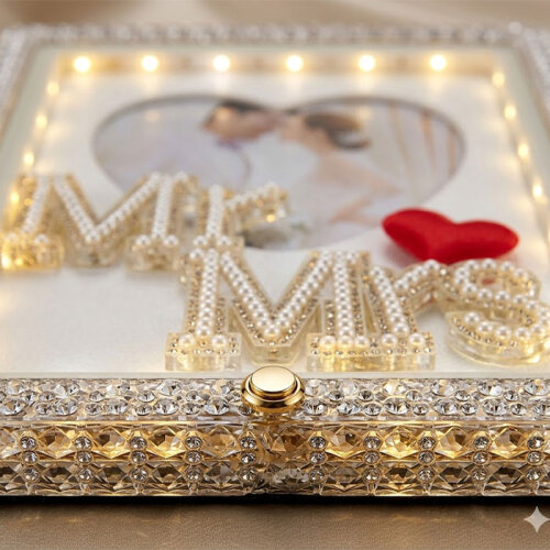 Sihirli Ayna 3 Işıklı Fotoğraf Çerçevesi 10x15 - 3