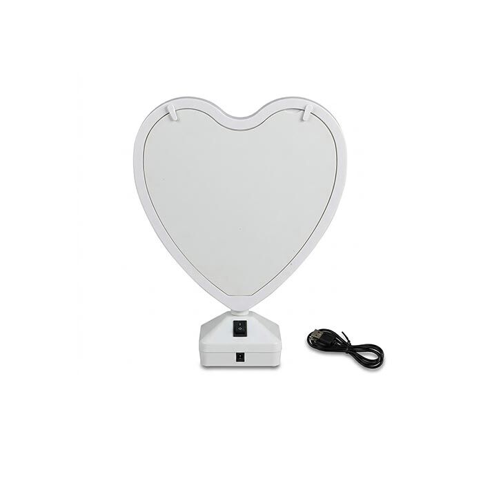 Sihirli Ayna Fotoğraf Çerçevesi Kalp - 6