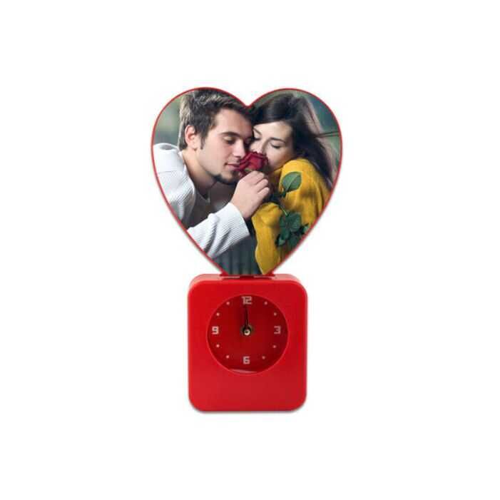 Sihirli Ayna Saatli Kalp Şeklinde USB 7734-8 - 2