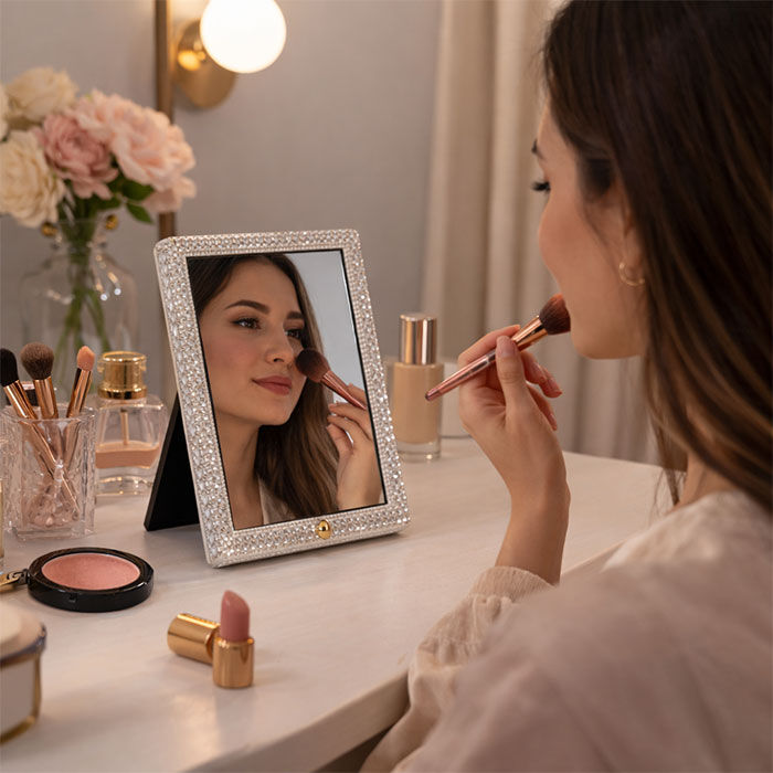 Sihirli Ayna Kristal Fotoğraf Çerçevesi 13x18 - 1