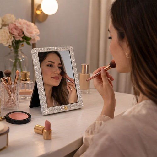 Sihirli Ayna Kristal Fotoğraf Çerçevesi 13x18 - sanalbayim