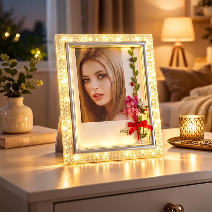 Sihirli Ayna Kristal Fotoğraf Çerçevesi 15x20 - 1