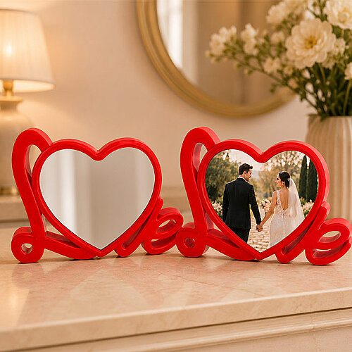 Sihirli Ayna Love Kalp Şeklinde USB 7734-5 - sanalbayim