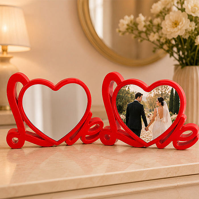 Sihirli Ayna Love Kalp Şeklinde USB 7734-5 - 1
