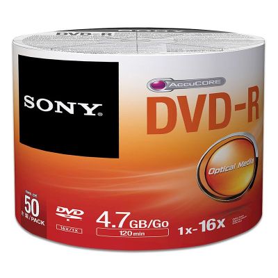 Sony DVD-R 4,7GB 50lik Paket - 1