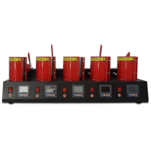 Sublimasyon 5li Kupa Bardak Baskı Makinası MP150*5 - 4