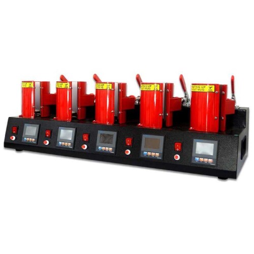 Sublimasyon 5li Kupa Bardak Baskı Makinası MP150*5 - 6