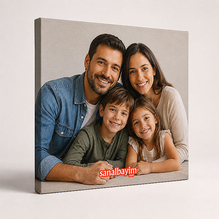 Sublimasyon A3 Kare Kanvas 26,7X26,7cm - 1