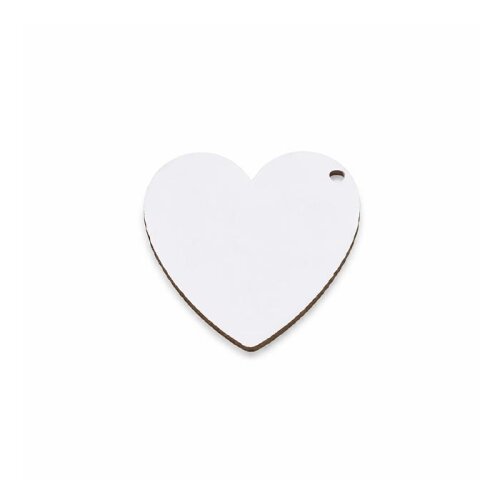 Sublimasyon Anahtarlık HDF Kalp Tek Taraflı - 5