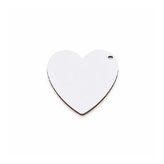 Sublimasyon Anahtarlık HDF Kalp Tek Taraflı - 5