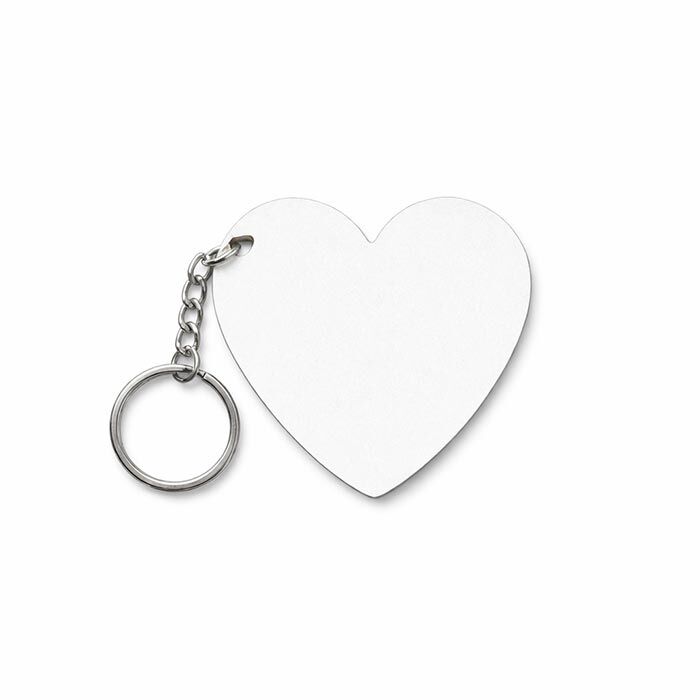 Sublimasyon Anahtarlık HDF Kalp Tek Taraflı - 7