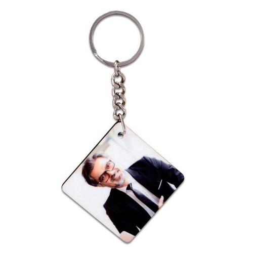 Sublimasyon Anahtarlık HDF Kare Çift Taraflı 5x5cm - 