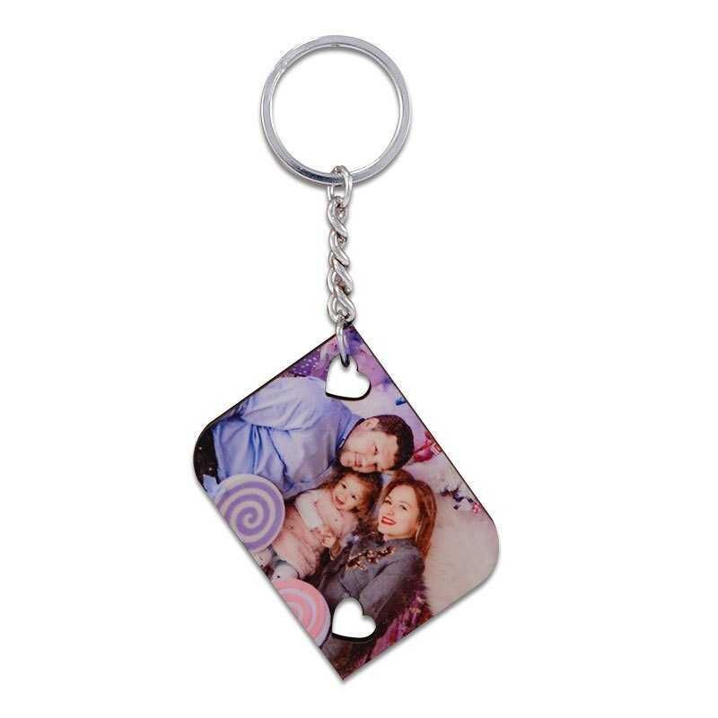 Sublimasyon Anahtarlık HDF Ov. Dikd. Kalpli Tek T - 1