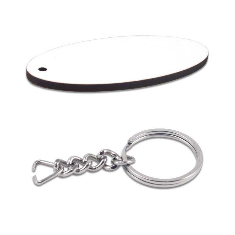 Sublimasyon Anahtarlık HDF Oval Çift Taraflı - 2