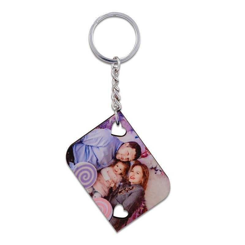 Sublimasyon Anahtarlık HDF Oval Dikdörtgen Kalpli - 1