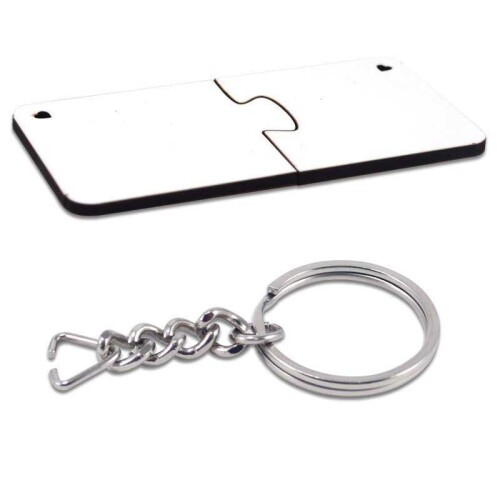 Sublimasyon Anahtarlık HDF Sevgili 2li Çift Taraf - 3