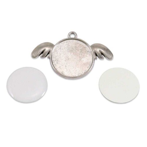 Sublimasyon Anahtarlık Metal Nikel Kaplama MA116 - (1)