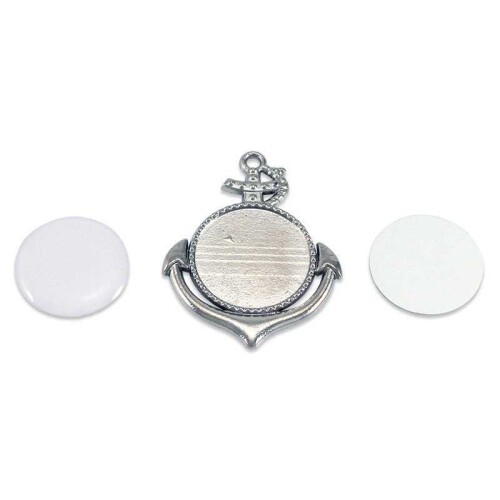 Sublimasyon Anahtarlık Metal Nikel Kaplama MA118 - (1)