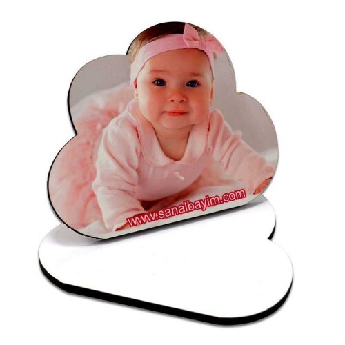 Sublimasyon Bardak Altı HDF Bulut - (1)