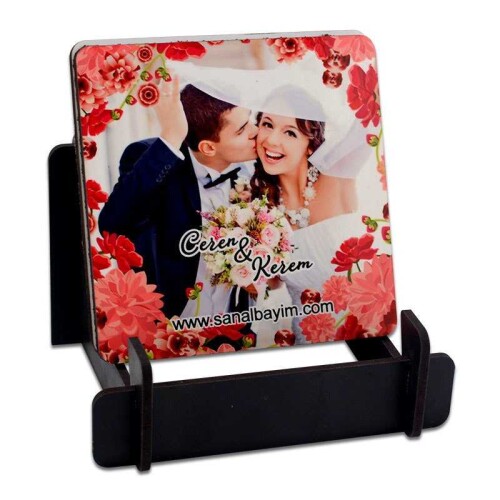 Sublimasyon Bardak Altı HDF Dikey Stand - (1)