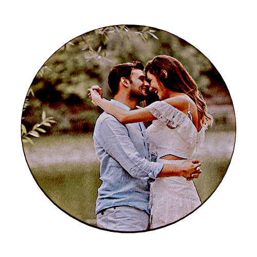 Sublimasyon Bardak Altı Yuvarlak 9,5cm Eko Ahşap - 3