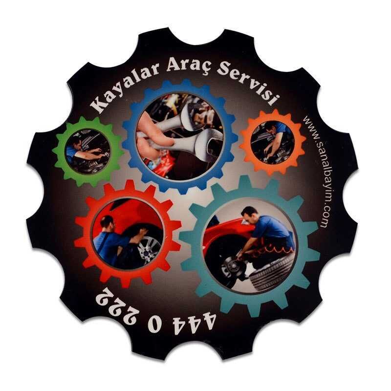 Sublimasyon Bardak Altlığı HDF Çark - 1