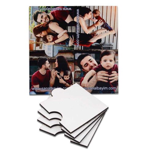 Sublimasyon Bardak Altlığı HDF Geçmeli - (1)