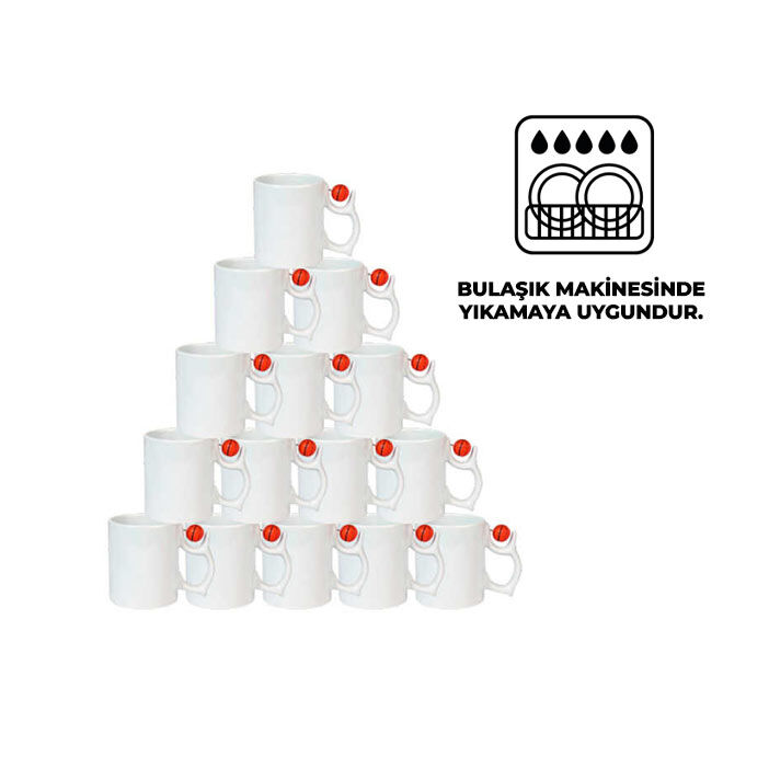 Sublimasyon Basketbol Toplu Kupa Bardak-Kutusuz - 1