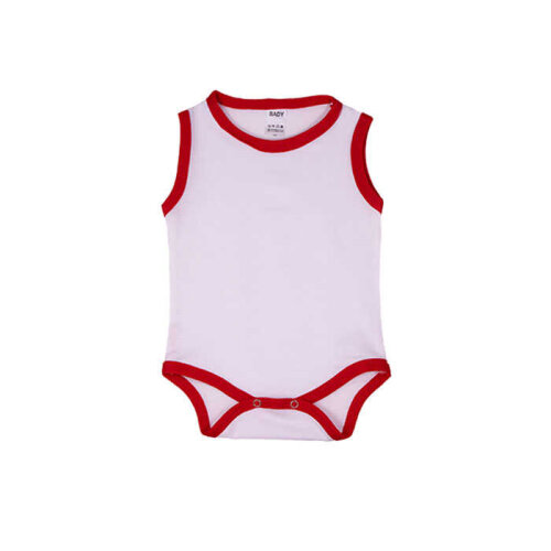 Sublimasyon Bebek Zıbını - Kırmızı - 5