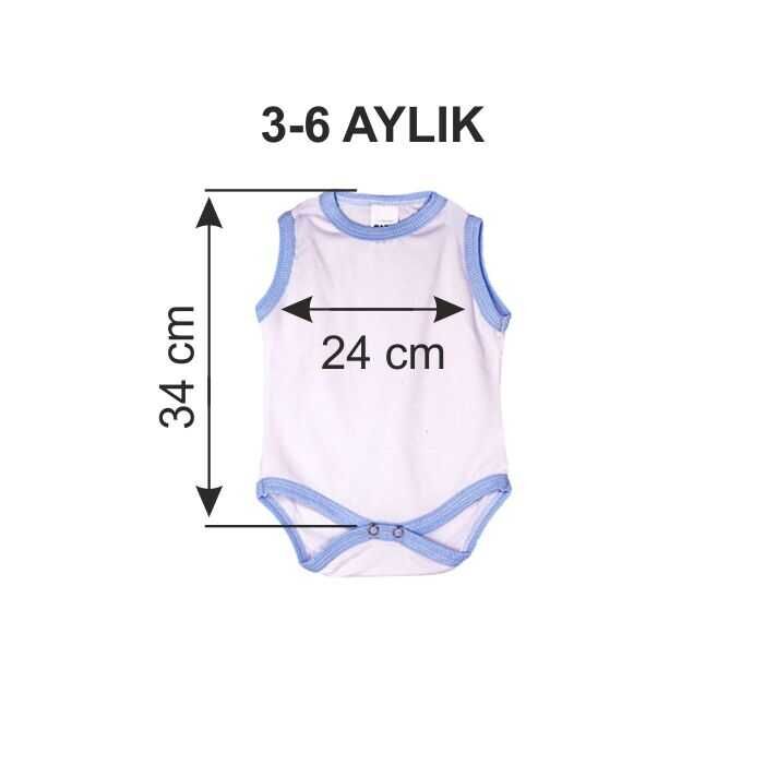 Sublimasyon Bebek Zıbını - Mavi - 2