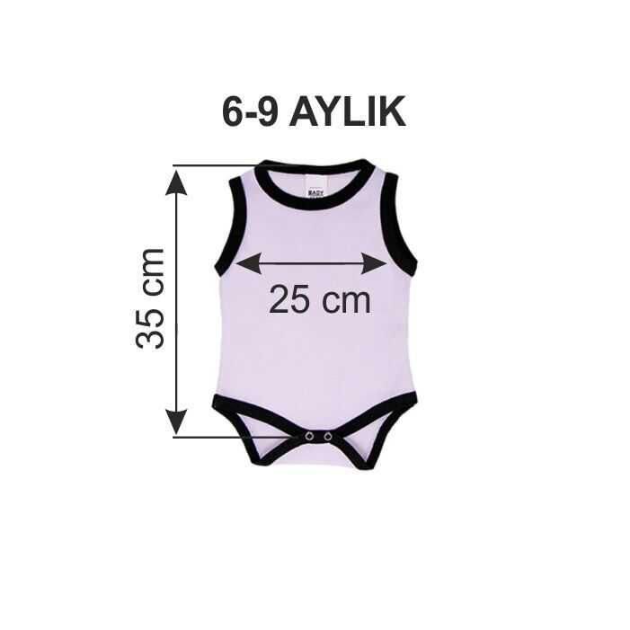 Sublimasyon Bebek Zıbını - Siyah - 3