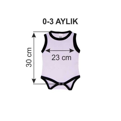 Sublimasyon Bebek Zıbını - Siyah - 