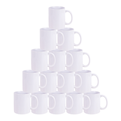 Sublimasyon Beyaz Kupa Mega Coat-Kutusuz - 1