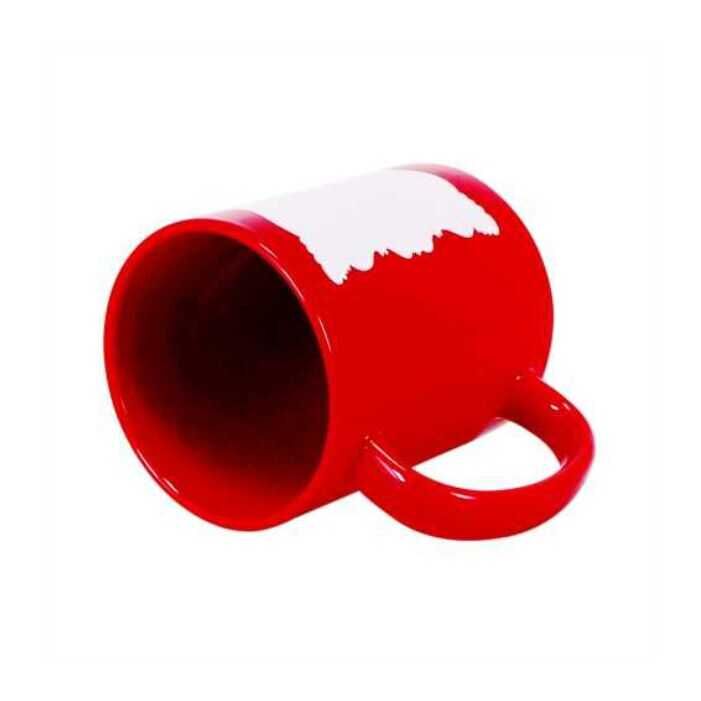 Sublimasyon Dekoratif Alanlı Kırmızı Kupa - 3