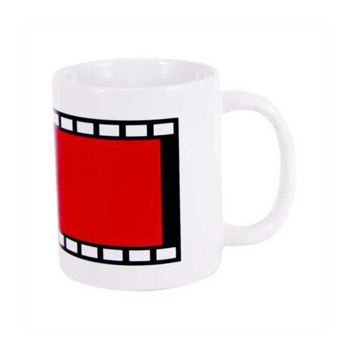 Sublimasyon Film Şeritli Beyaz İthal Sihirli Kupa - 2