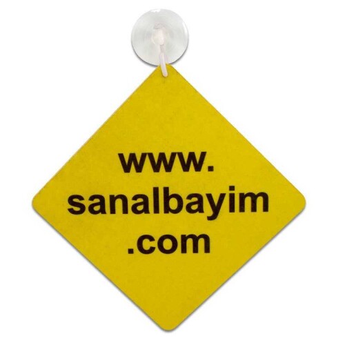 Sublimasyon Fleks Araç Arkası Baklava ARK105 - 