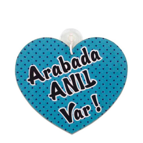 Sublimasyon Fleks Araç Arkası Kalp ARK107 - 