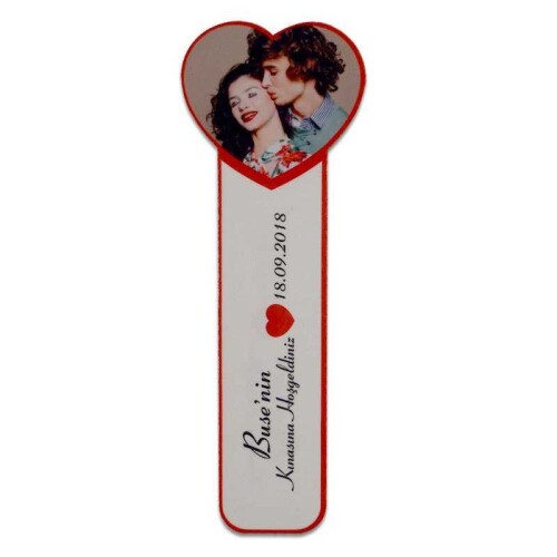 Sublimasyon Fleks Kitap Ayracı Kalpli KAR111 - 