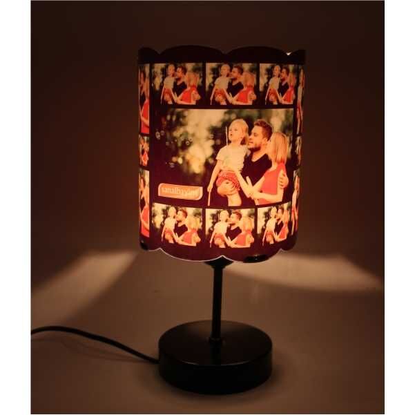 Sublimasyon Fotoğraflı Abajur LM200 Siyah - 2