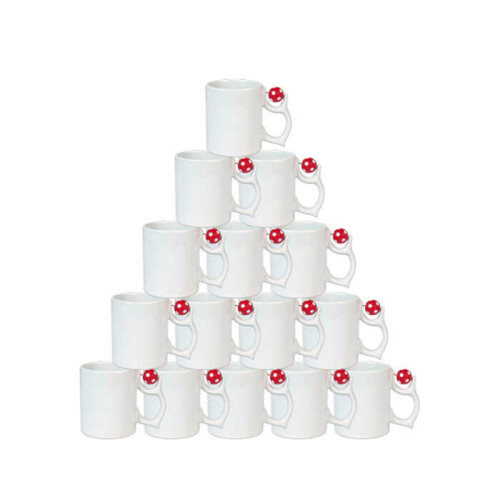 Sublimasyon Futbol Toplu Kupa Kırm. Beyaz Kutusuz - 