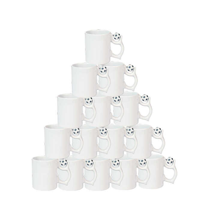 Sublimasyon Futbol Toplu Kupa Siyah Beyaz Kutusuz - 1