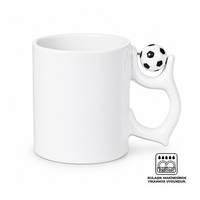 Sublimasyon Futbol Toplu Kupa Siyah Beyaz - 2